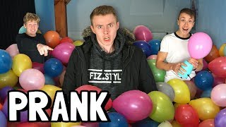 1000 BALONKŮ U FIZIHO DOMA! 😂 PRANK 😁