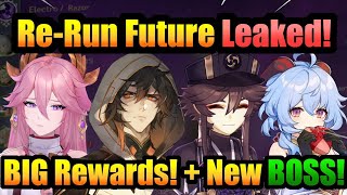 NEW RE-RUN FUTURE BANNERS+ REWARDS & 2.4 BOSS | Genshin Impact