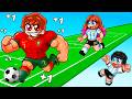 Me Convertí en el MEJOR JUGADOR en ESCAPA de FÚTBOL en Roblox!