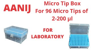 Micro Tip Box For 96 Micro Tips Of 2-200 Μl Laboratory Micro Tip Box Micro Pipette Box