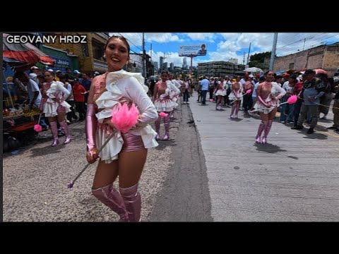 Las palillonas más bellas de los desfiles patrios 2025 Honduras # ...