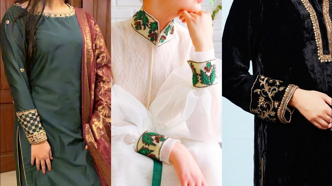 Stylish Cuff Sleeves Designs For Suits Beautiful Cuff Sleeves