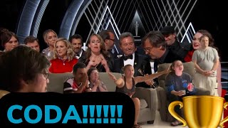 Reaction CODA winning Best Picture (Oscars 2022)