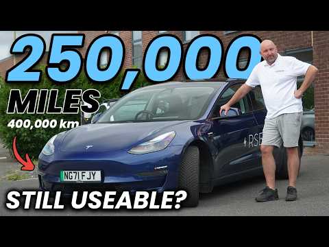 My electric car after 250,000 miles - battery test, repairs, charging and range test