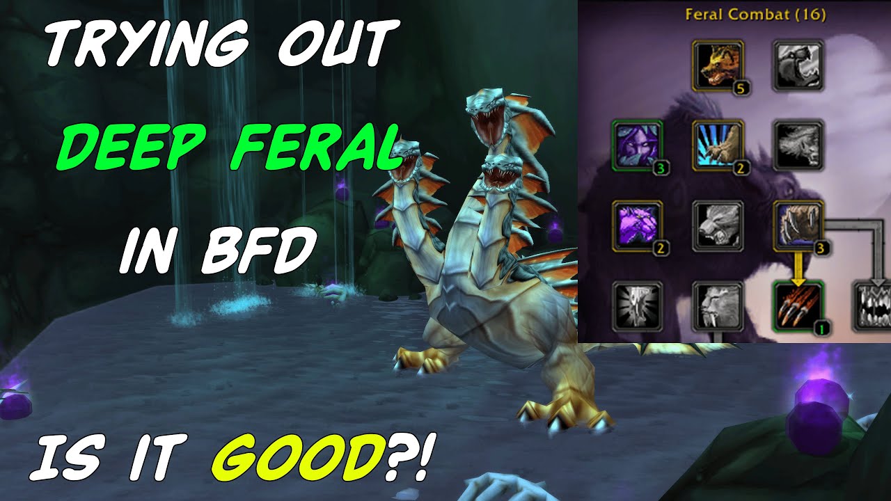 TESTING Deep Feral Druid in BFD Season Of Discovery | World of Warcraft | 