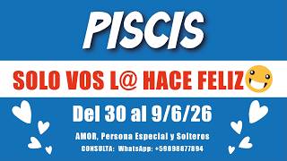 PISCIS♓️EL DESTINO LO VUELVE A UNIR❤️‍🔥HAY AMOR DONDE PARECIA TERMINADO😍#piscis#amor#tarot#hoy