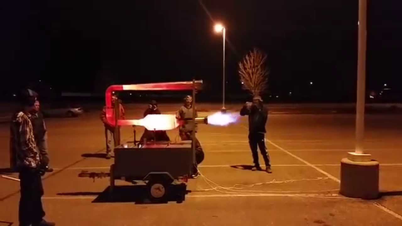 Power Mountain Engineering - Pulse Jet Engine Liquid Fuel Test 3 - YouTube