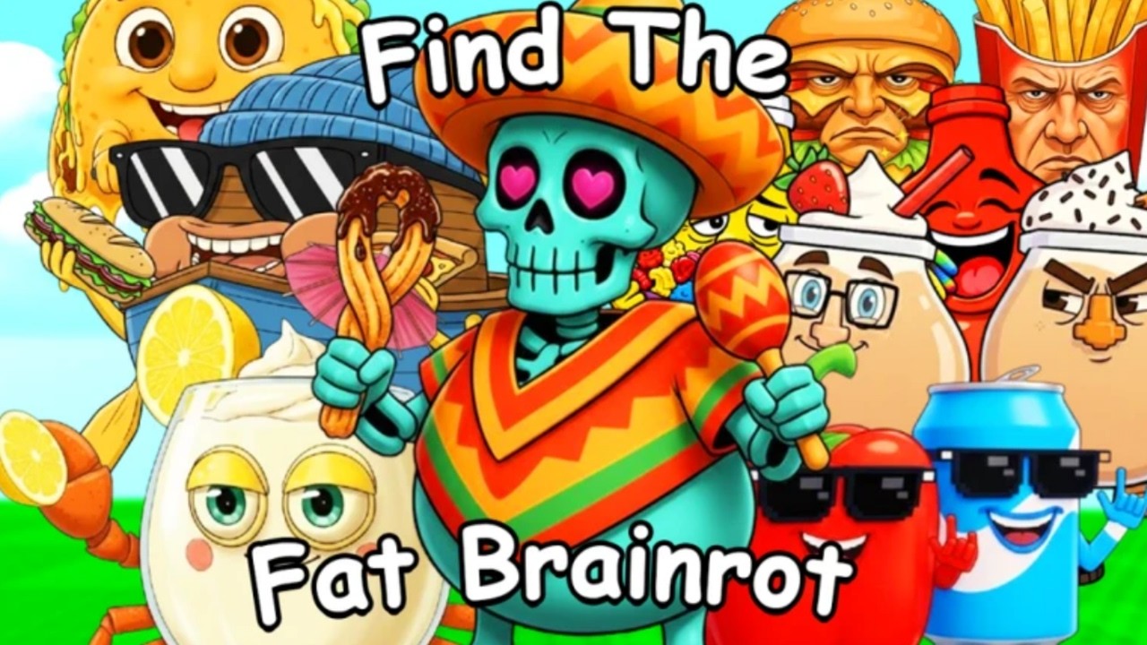 Как найти 9 НОВЫХ Жирных Мозговых Роботов в игре Find The Fat Brainrots [167] - Roblox