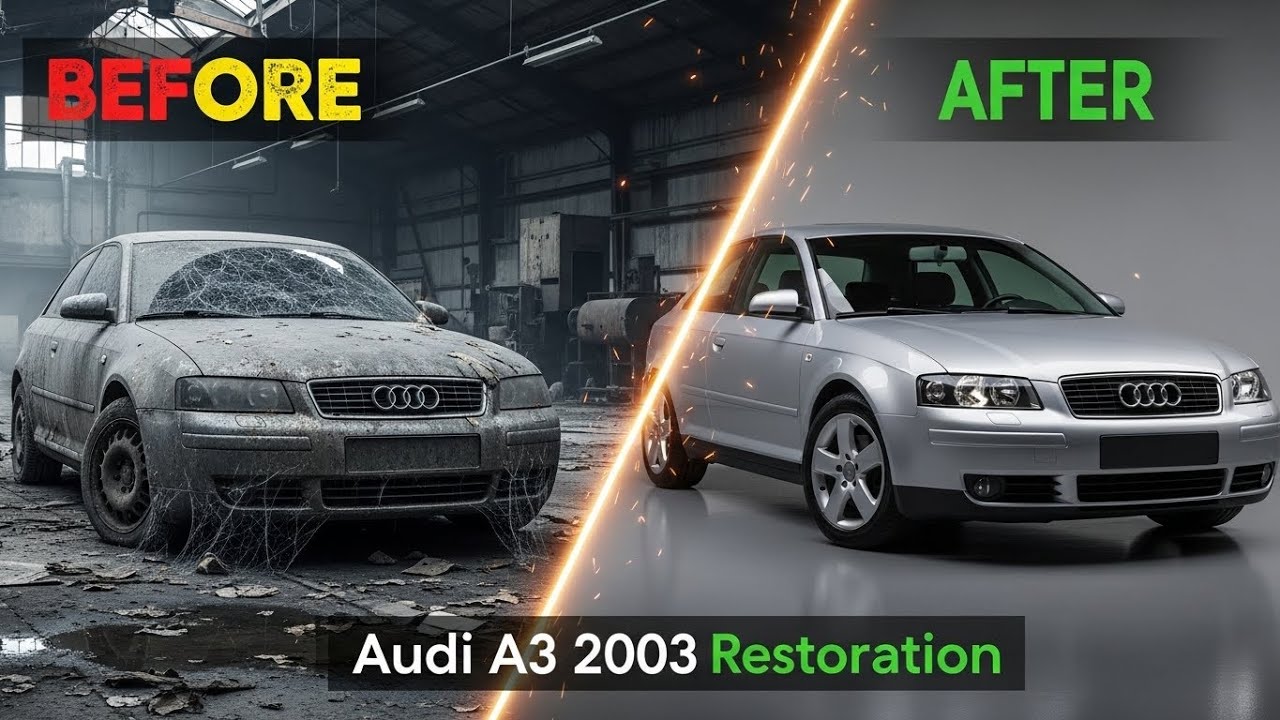 ASMR Car Restoration Full Rebuild of Audi A3 2003