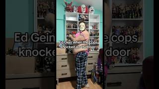 Ed Gein when the police knocked on the door (trend from Monsters Netflix series)