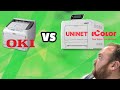 Oki vs Uninet icolor white toner printers - vlog 312 - Print Shop Updates