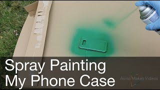 Spray Painting My Phone Case screenshot 4