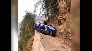 @NO ROOM FOR ERROR! World's Scariest Mountain Road Driving