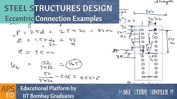 Eccentric Bolted Connection Design Solved Examples Part 2 | Design of Steel Structures