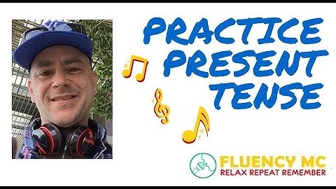 Learn and Speak English Present Tense Grammar Vocabulary Rap Song with Fluency MC