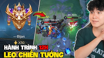 VUX HÀNH TRÌNH 12H LEO RANK CHIẾN TƯỚNG CHỈ VỚI OMEN TRÙM SOLO ĐƯỜNG TOP LIÊN QUÂN