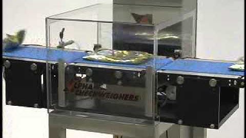 Checkweigher Model PW/12 | Feature: Air Blast Reject with Standard Draft Hood | Medium Bags