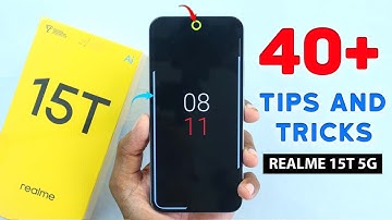 Realme 15T Tips and Tricks || Realme 15T 5G 40+ New Hidden Features in Hindi