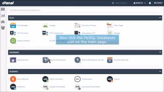 How to setup a database using the MySQL Database Wizard in cPanel