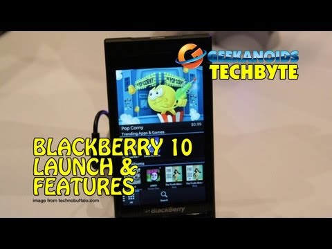 BlackBerry BB10 Launch