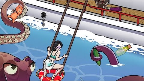 tricky twist level 70 Rescue the girl from the giant octopus