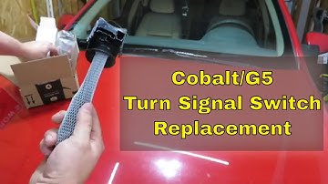 How to replace turn signal switch on a Cobalt or G5