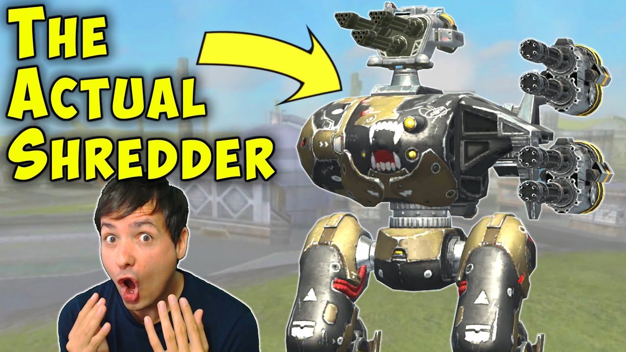 Databasen smid væk Generator THIS IS THE SHREDDER! Machinegun CERBERUS Mk2 War Robots Gameplay WR -  YouTube
