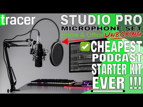 Tracer Studio Pro Microphone Set (Home & Office) Unboxing