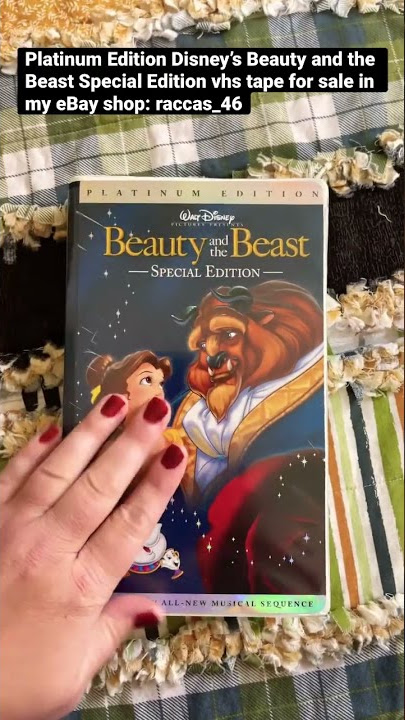 Platinum Edition, Special Edition Disney’s Beauty and the Beast vhs tape for sale. eBay: raccas_46