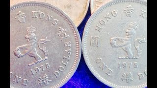 Country hong kong (china) type common coin years 1978-1980 value 1
dollar hkd = 0.13 usd metal copper-nickel weight 7.1 g diameter 25.5
mm thickness 1.90 m...