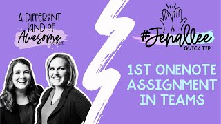 OneNote Assignments in Teams