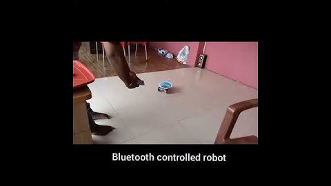 Bluetooth Controlled Robot