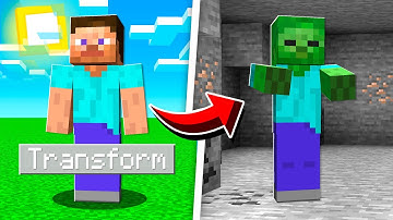 How To MORPH Into ANY MOB in Minecraft!