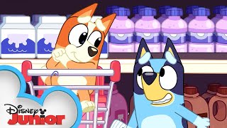 Bluey and Bingo Go Grocery Shopping 🛒 | Bluey | Disney Junior screenshot 2