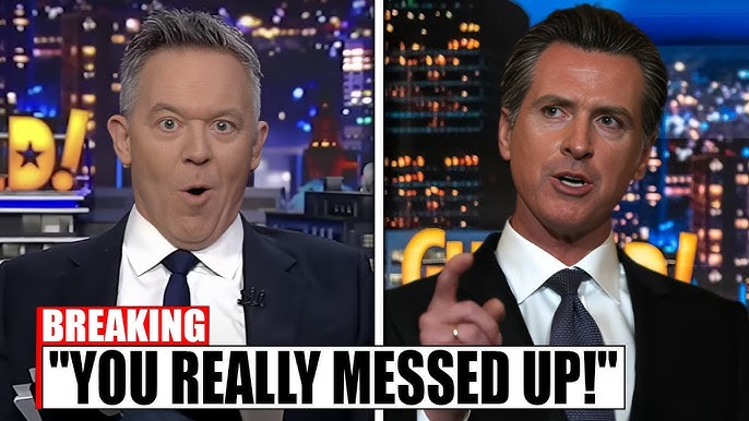 Greg Gutfeld Exposes Gavin Newsom in Blistering Live TV Showdown—Newsom  Fires Back - YouTube