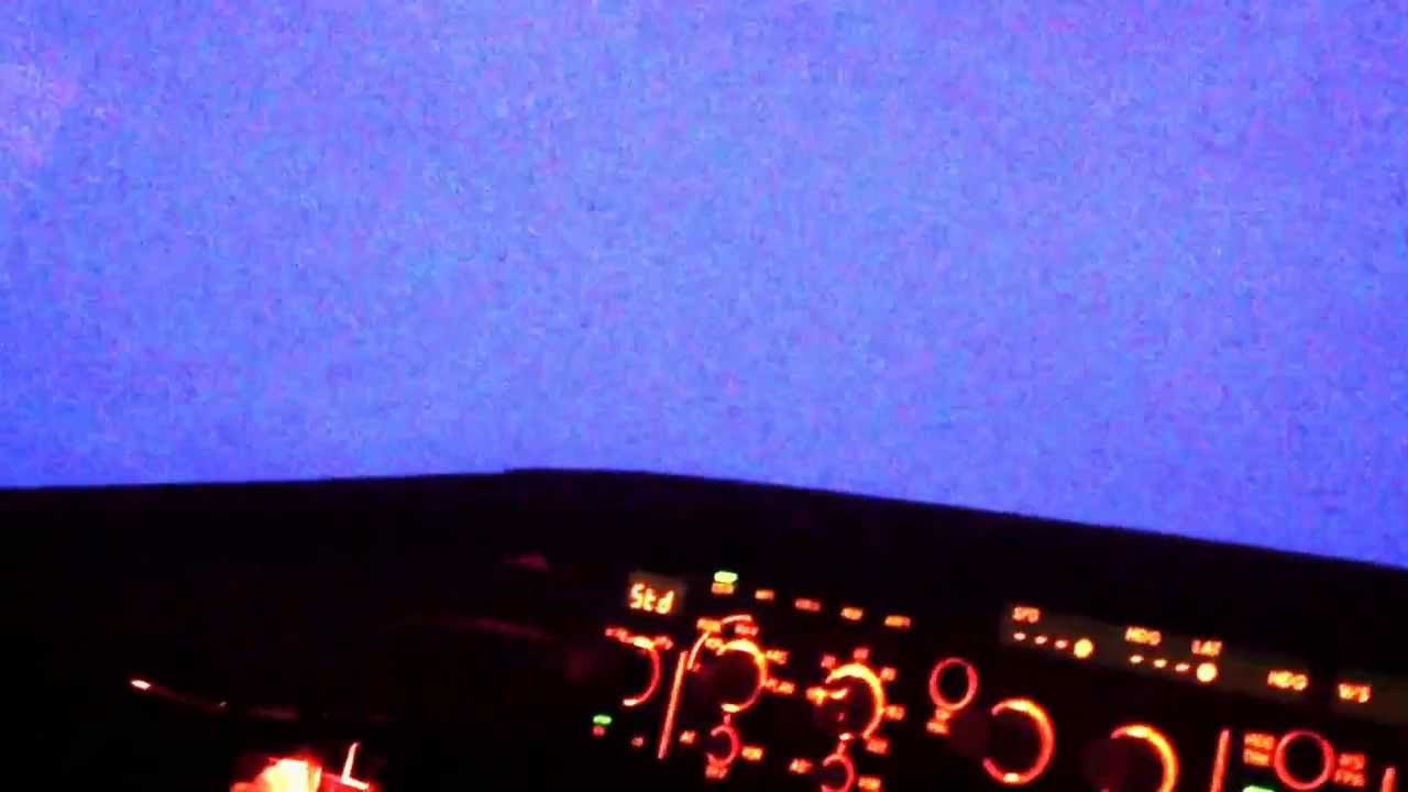 St Elmo's fire on aircraft windscreen. YouTube