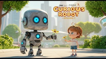 The Curious Robot – Robo Learns Happiness and Faces Fear | Episode 1 |Animated Story for Kids