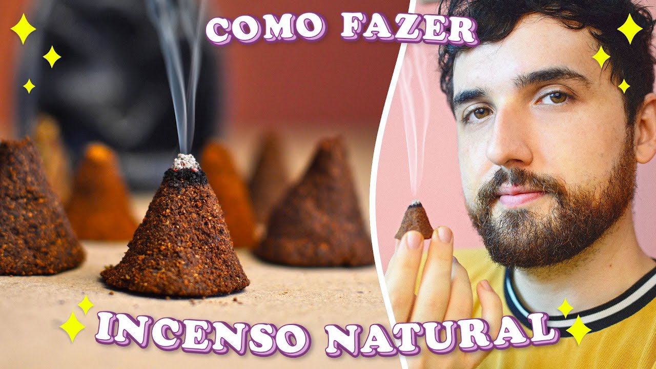 COMO FAZER INCENSO NATURAL CASEIRO COM DOIS INGREDIENTES – How to make Incense Cones