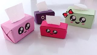 Easy Origami Tissue Box | DIY | How to make an Origami Tissue Paper Box