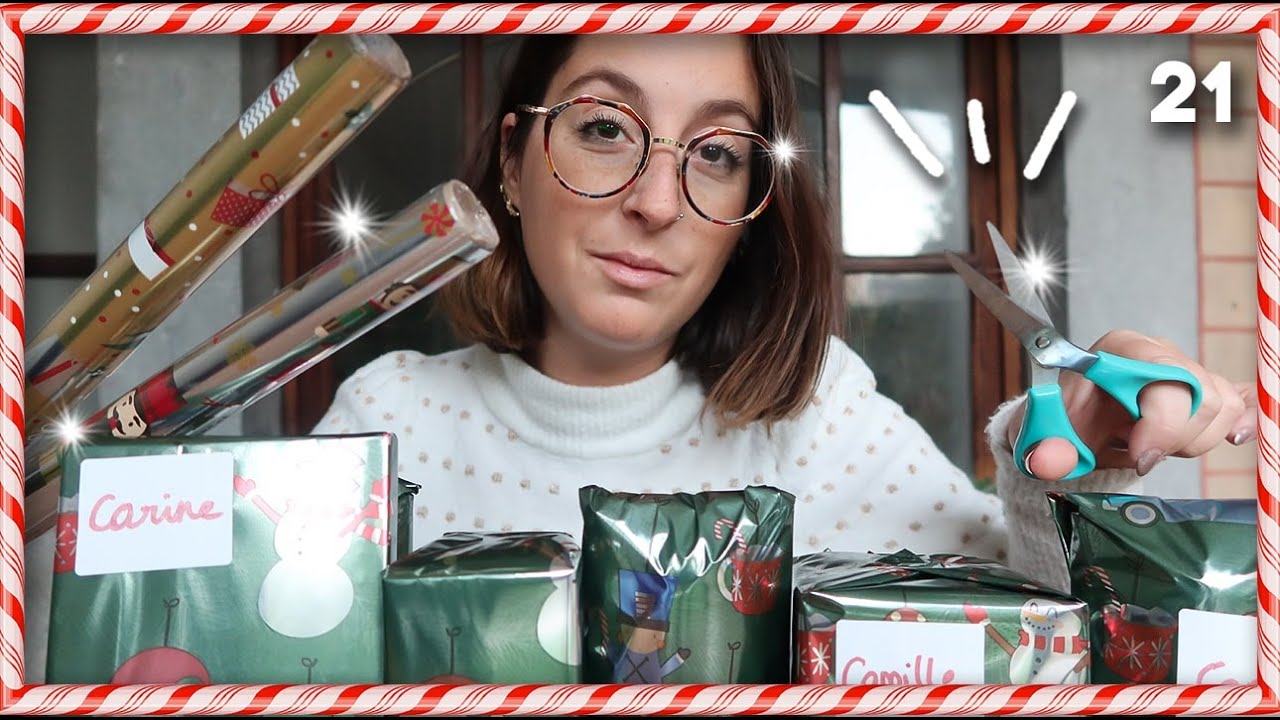 ASMR | J'EMBALLE des CADEAUX de NOËL 🎁