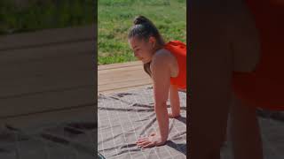 OUTDOOR MASSAGE MAGIC ANNA RELAXES UNDER VADIM S HANDS