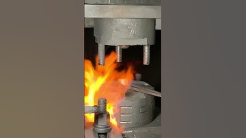 Forging of small shell parts, forming one in one second#forging #cnc
