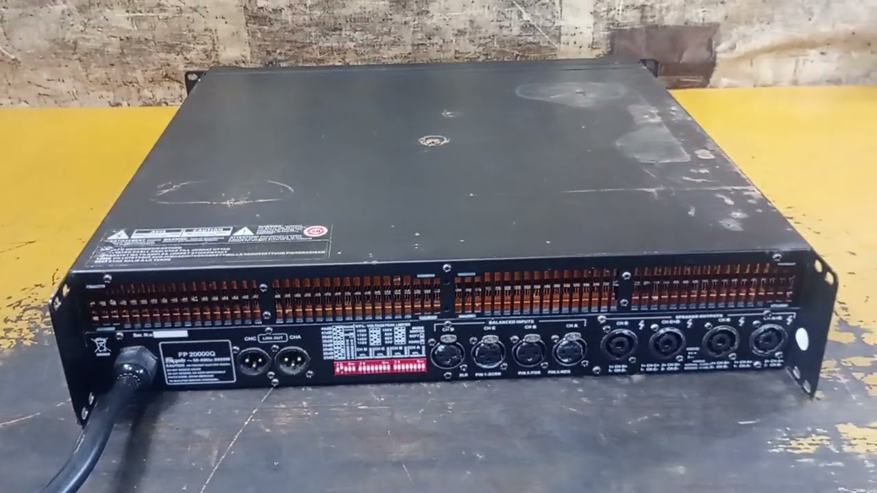 4ch パワーアンプ LAB.GRUPPEN ラブグルッペン FP20000Q 通電しない