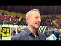 Alberto Giuliani dopo la gara con Monza