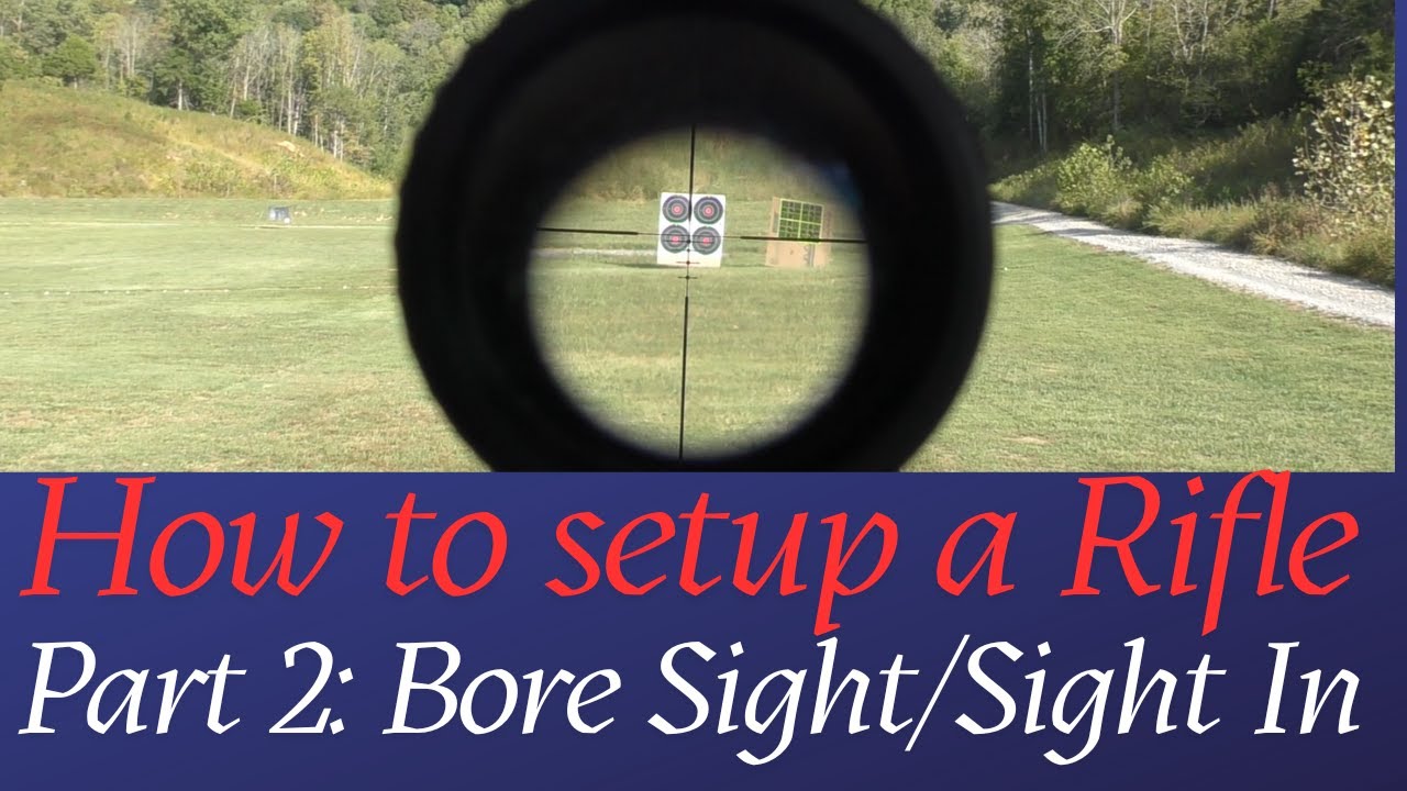 Ruger American Setup Part 2 Bore Sight/Sight In - YouTube