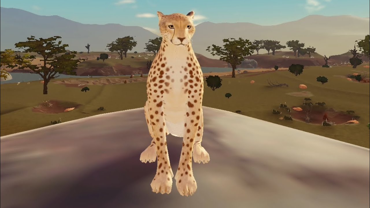 PLAYING AS THE NEW CHEETAH! (UPDATE) in Roblox- Savannah life