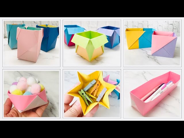 Origami Storage Box – Paper Tree - The Origami Store