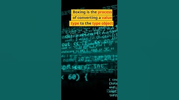 What is boxing and unboxing in dotNet?  DotNet C# Interview Question 56 of 100: