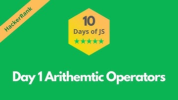 HackerRank Day 1: Arithmetic Operators solution in Javascript | 10 Days of JS | Programmingoneonone