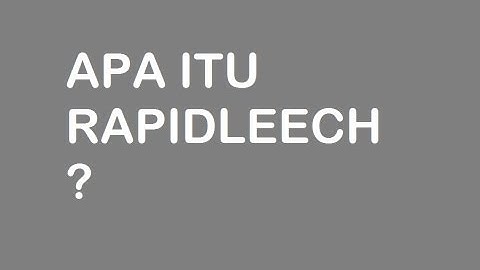 RapidLeech Plugmod - Cara Menggunakan RapidLeech